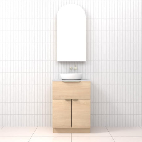 Marlee - 600mm Vero Oak Freestanding Vanity