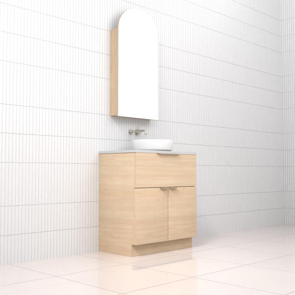 Marlee - 750mm Vero Oak Freestanding Vanity