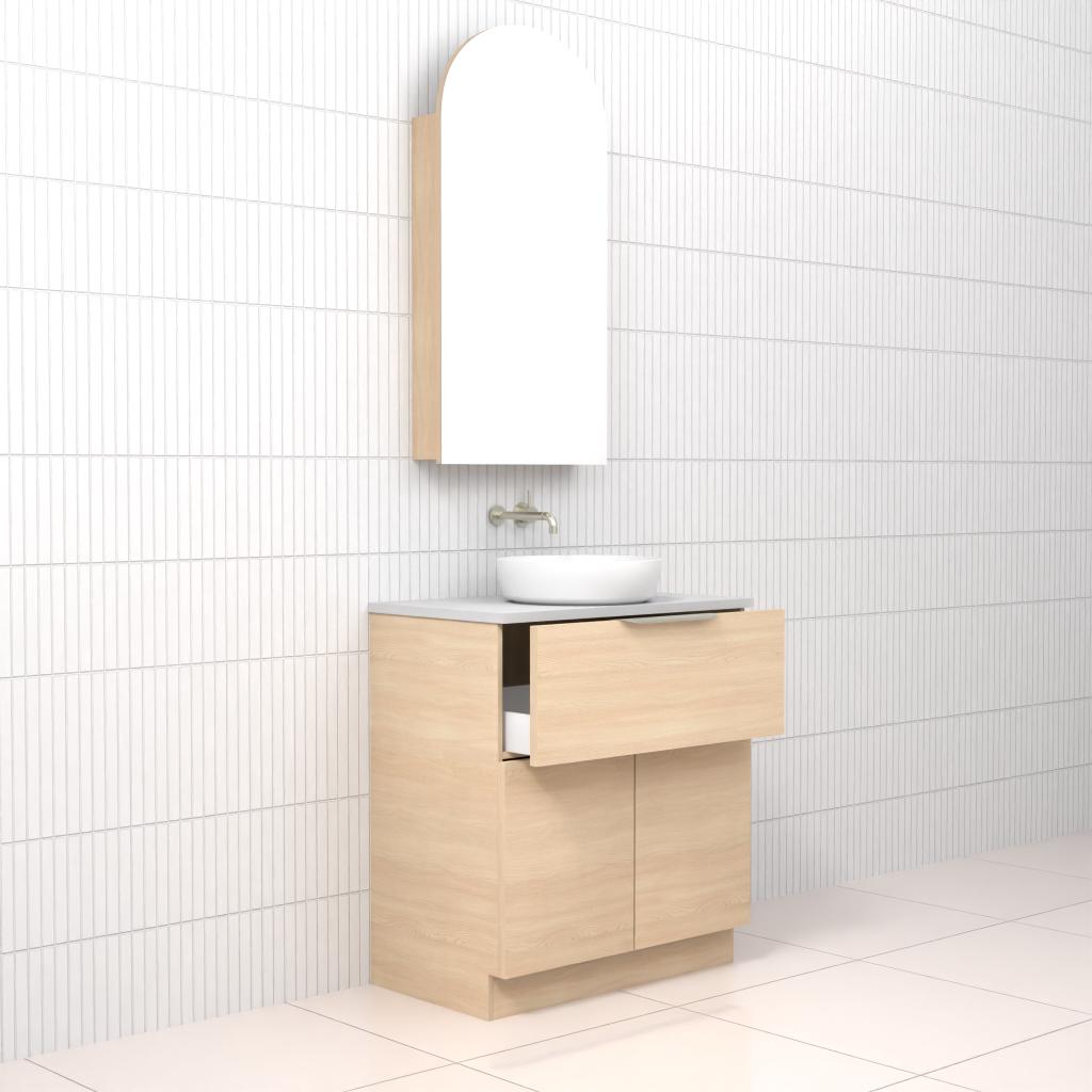 Marlee - 750mm Vero Oak Freestanding Vanity