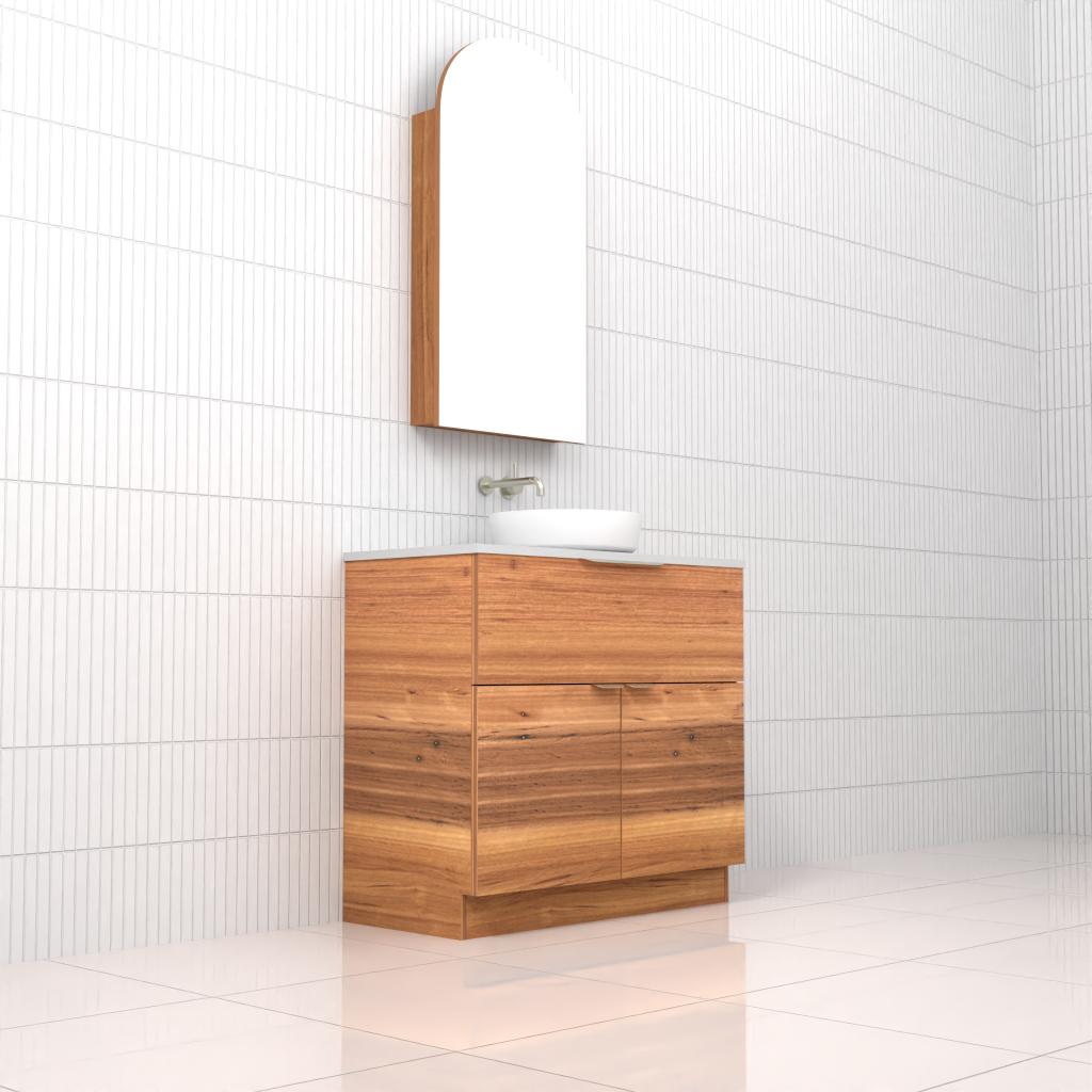 Marlee - 900mm Blackbutt Freestanding Vanity