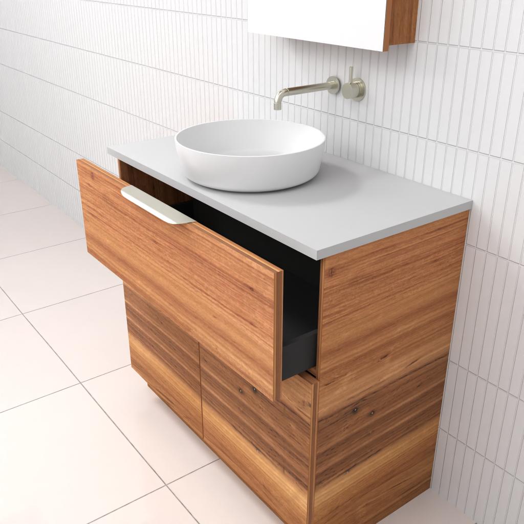 Marlee - 900mm Blackbutt Freestanding Vanity