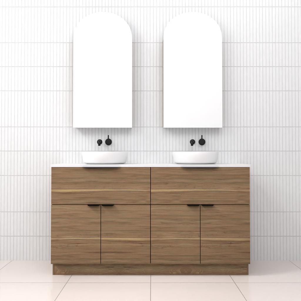 Marlee - 1500mm Tuscan Oak Freestanding Vanity