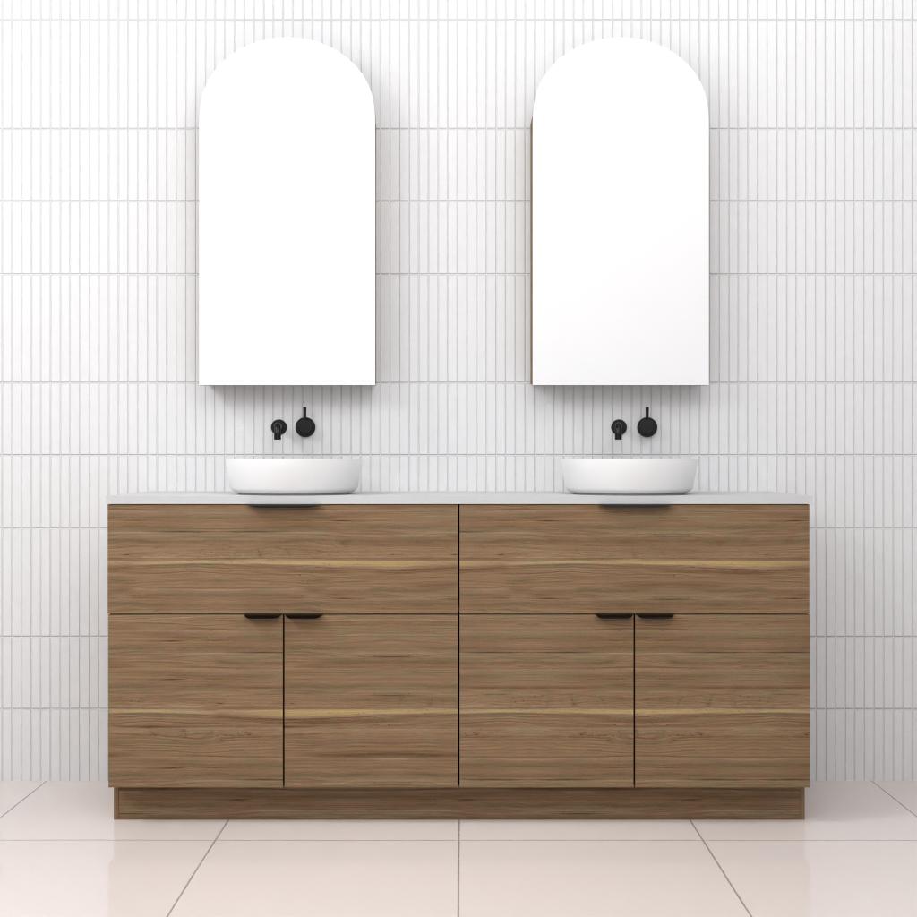 Marlee - 1800mm Tuscan Oak Freestanding Vanity