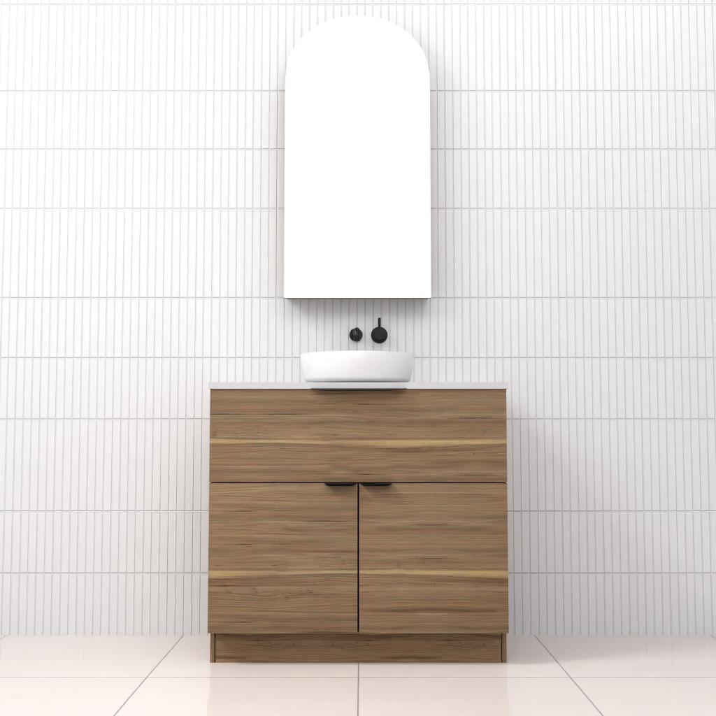 Marlee - 900mm Tuscan Oak Freestanding Vanity