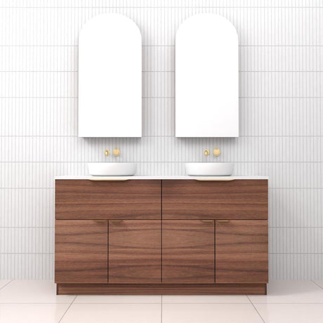 Marlee - 1500mm Walnut Freestanding Vanity