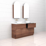 Marlee - 1500mm Walnut Freestanding Vanity
