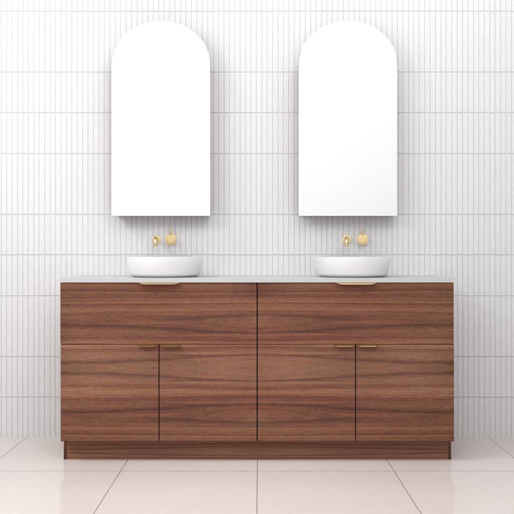 Marlee - 1800mm Walnut Freestanding Vanity