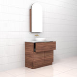 Marlee - 900mm Walnut Freestanding Vanity
