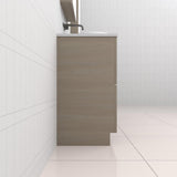 Celeste Duo - 1800mm Smoked Ash Freestanding Vanity