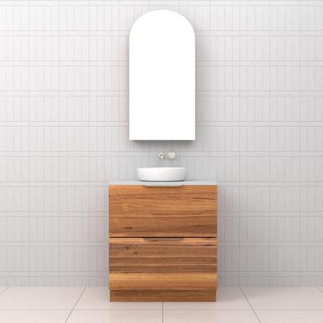 Celeste Duo - 750mm Blackbutt Freestanding Vanity