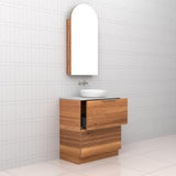 Celeste Duo - 750mm Blackbutt Freestanding Vanity