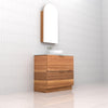 Celeste Duo - 900mm Blackbutt Freestanding Vanity