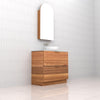 Celeste Duo - 900mm Blackbutt Freestanding Vanity