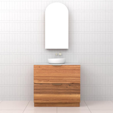 Celeste Duo - 900mm Blackbutt Freestanding Vanity