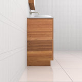 Celeste Duo - 900mm Blackbutt Freestanding Vanity