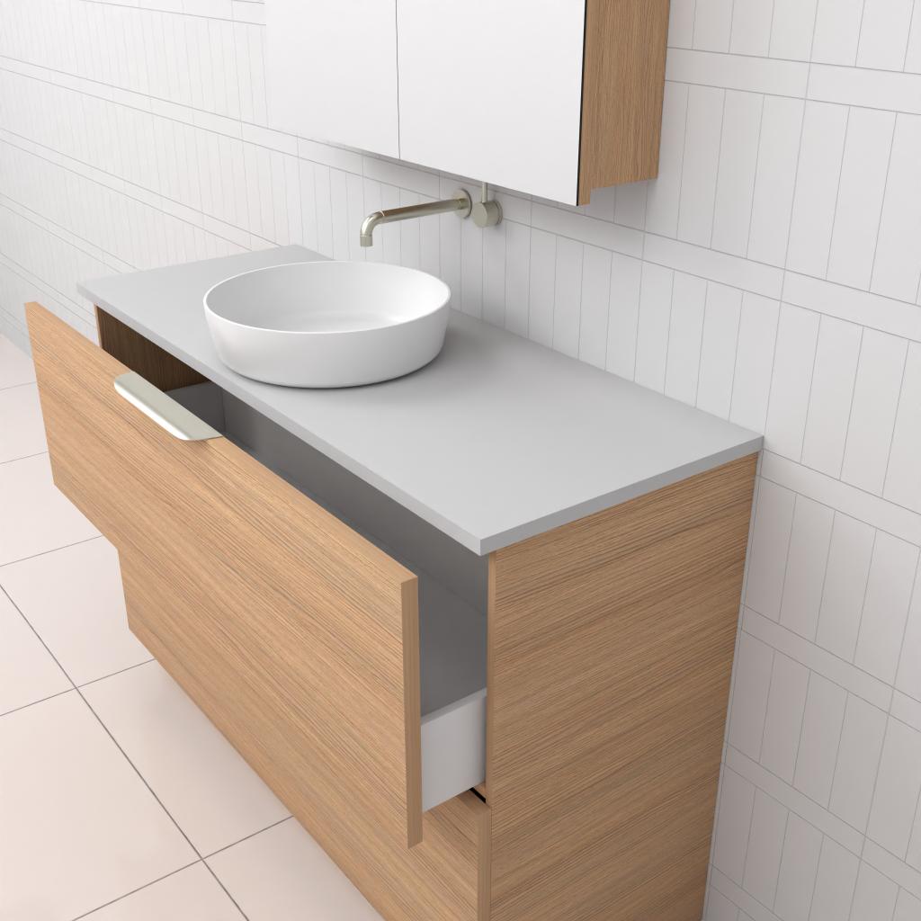 Celeste Duo - 1200mm Nordic Oak Freestanding Vanity