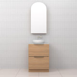 Celeste Duo - 600mm Nordic Oak Freestanding Vanity