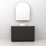 Celeste Duo - 1200mm Smoked Onyx Freestanding Vanity
