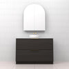 Celeste Duo - 1200mm Smoked Onyx Freestanding Vanity