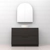 Celeste Duo - 1200mm Smoked Onyx Freestanding Vanity