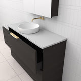 Celeste Duo - 1200mm Smoked Onyx Freestanding Vanity