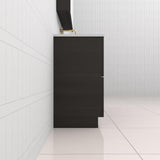 Celeste Duo - 1200mm Smoked Onyx Freestanding Vanity