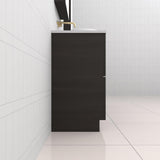 Celeste Duo - 1800mm Smoked Onyx Freestanding Vanity