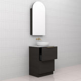 Celeste Duo - 600mm Smoked Onyx Freestanding Vanity