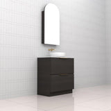 Celeste Duo - 750mm Smoked Onyx Freestanding Vanity