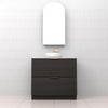 Celeste Duo - 900mm Smoked Onyx Freestanding Vanity