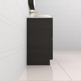 Celeste Duo - 900mm Smoked Onyx Freestanding Vanity
