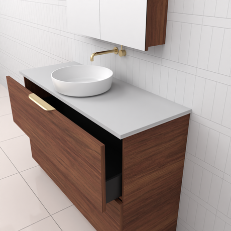 Celeste Duo - 1200mm Tasmania Blackwood Freestanding Vanity