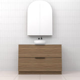 Celeste Duo - 1200mm Tuscan Oak Freestanding Vanity