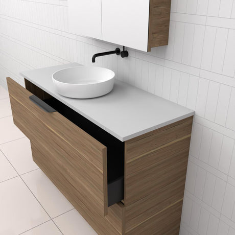 Celeste Duo - 1200mm Tuscan Oak Freestanding Vanity
