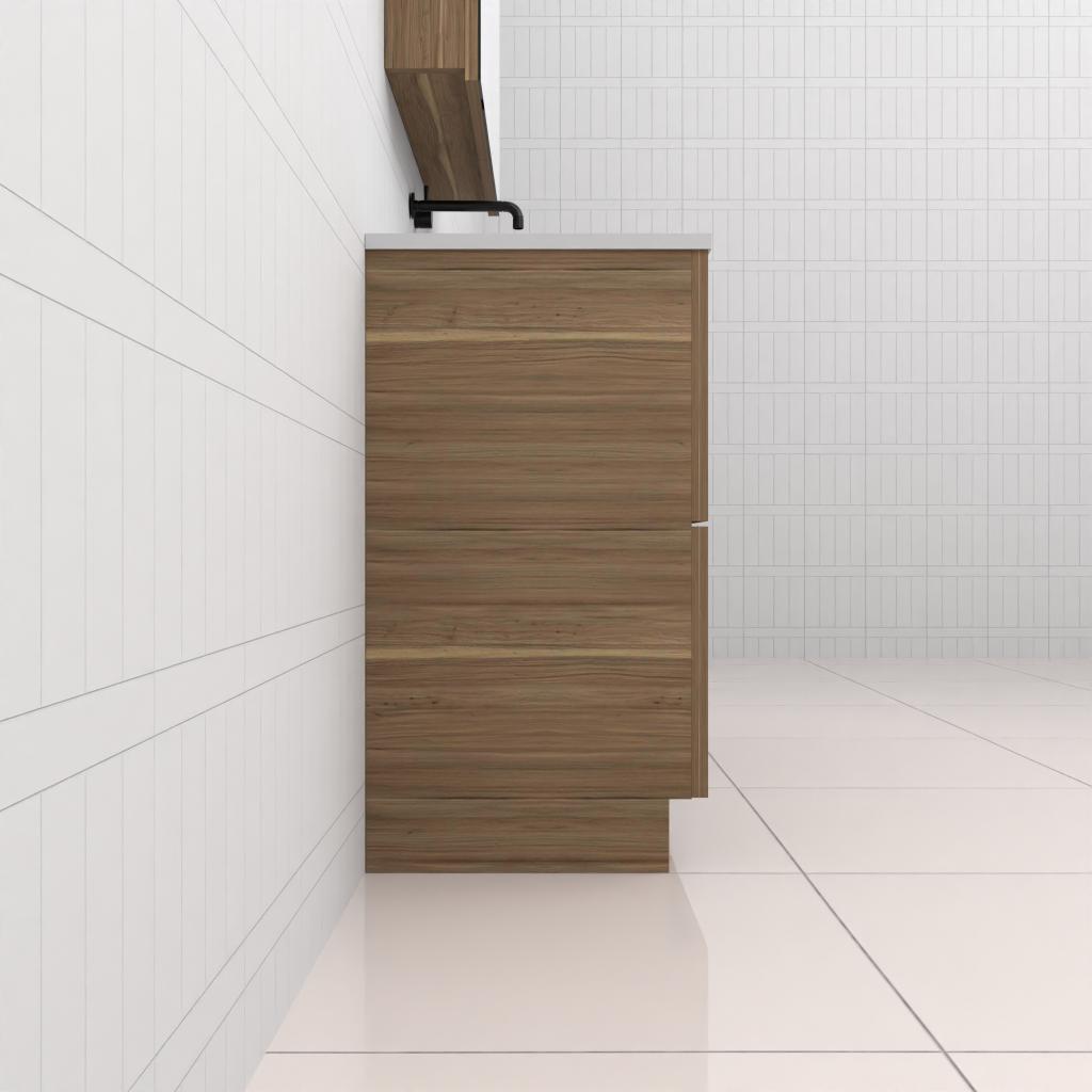 Celeste Duo - 1200mm Tuscan Oak Freestanding Vanity