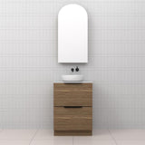Celeste Duo - 600mm Tuscan Oak Freestanding Vanity