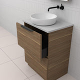 Celeste Duo - 600mm Tuscan Oak Freestanding Vanity