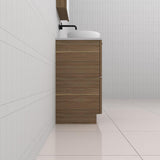 Celeste Duo - 600mm Tuscan Oak Freestanding Vanity