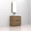 Celeste Duo - 900mm Tuscan Oak Freestanding Vanity