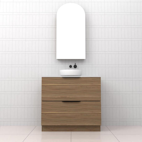 Celeste Duo - 900mm Tuscan Oak Freestanding Vanity