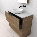 Celeste Duo - 900mm Tuscan Oak Freestanding Vanity