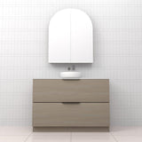 Celeste Duo - 1200mm Smoked Ash Freestanding Vanity