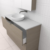 Celeste Duo - 1200mm Smoked Ash Freestanding Vanity