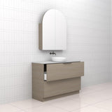 Celeste Duo - 1200mm Smoked Ash Freestanding Vanity