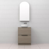 Celeste Duo - 600mm Smoked Ash Freestanding Vanity