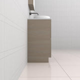 Celeste Duo - 750mm Smoked Ash Freestanding Vanity