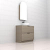 Celeste Duo - 900mm Smoked Ash Freestanding Vanity