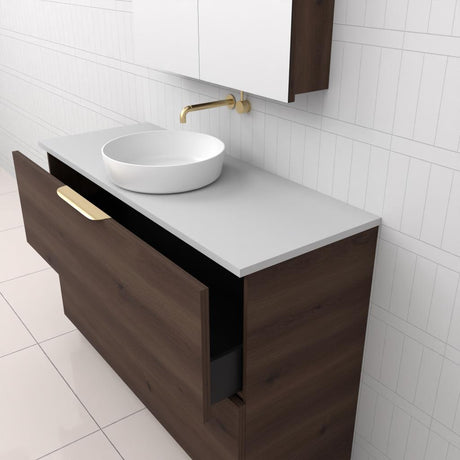 Celeste Duo - 1200mm Chestnut Freestanding Vanity
