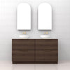 Celeste Duo - 1500mm Chestnut Freestanding Vanity
