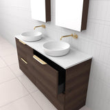 Celeste Duo - 1500mm Chestnut Freestanding Vanity